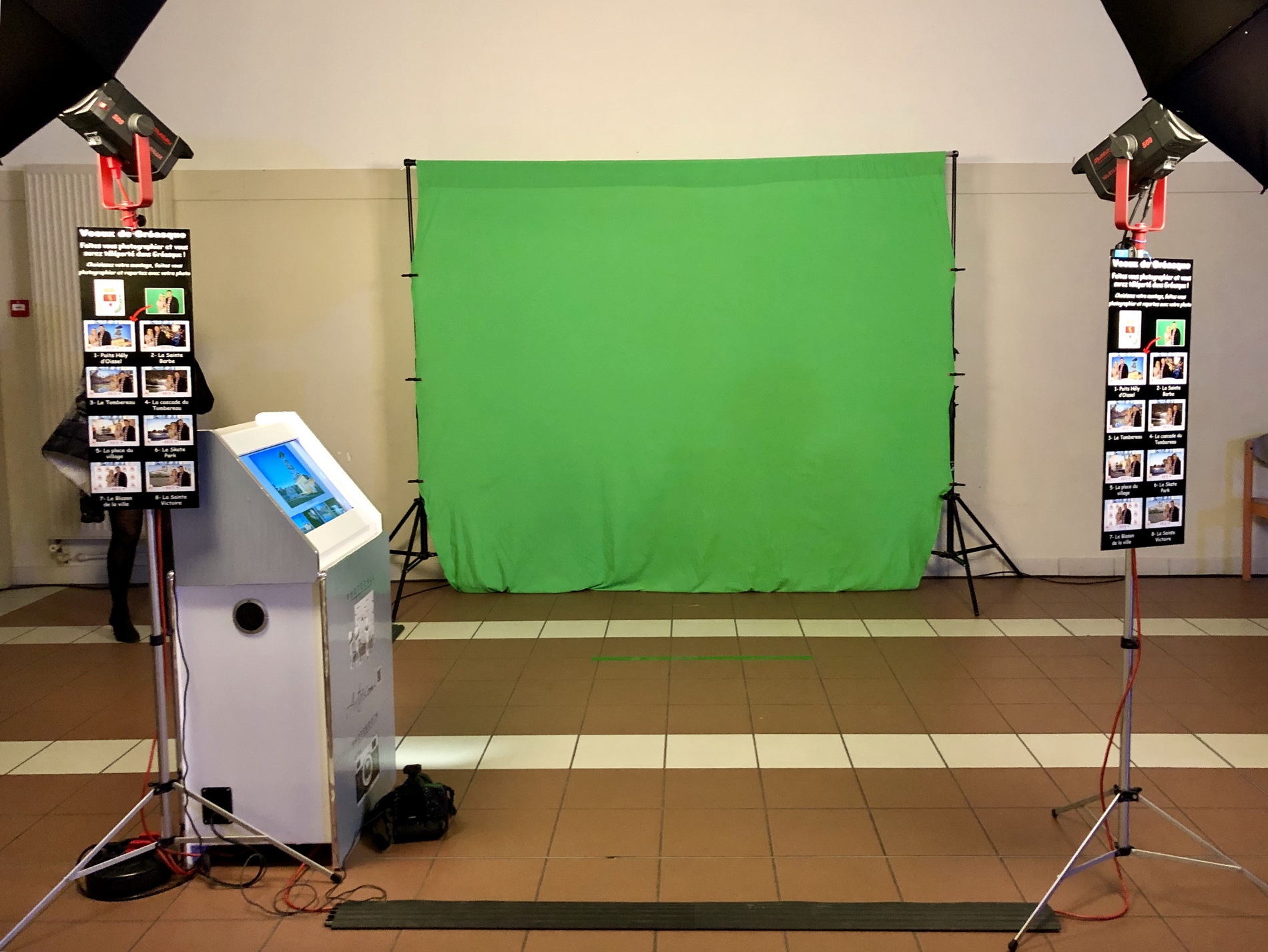 Animation Photocall et Photobooth Fond Vert