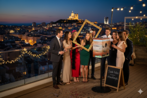 photobooth soirée Marseille rooftop