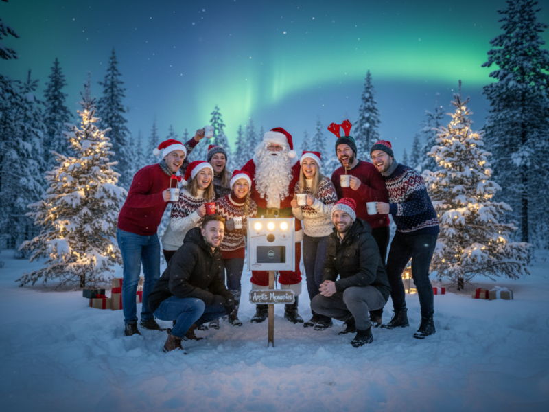 Photobooth Noël au Pôle Nord