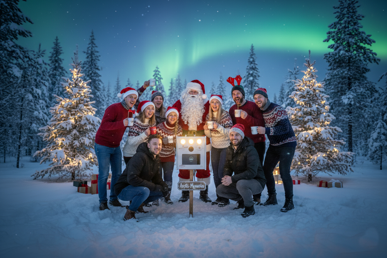 Photobooth Noël au Pôle Nord