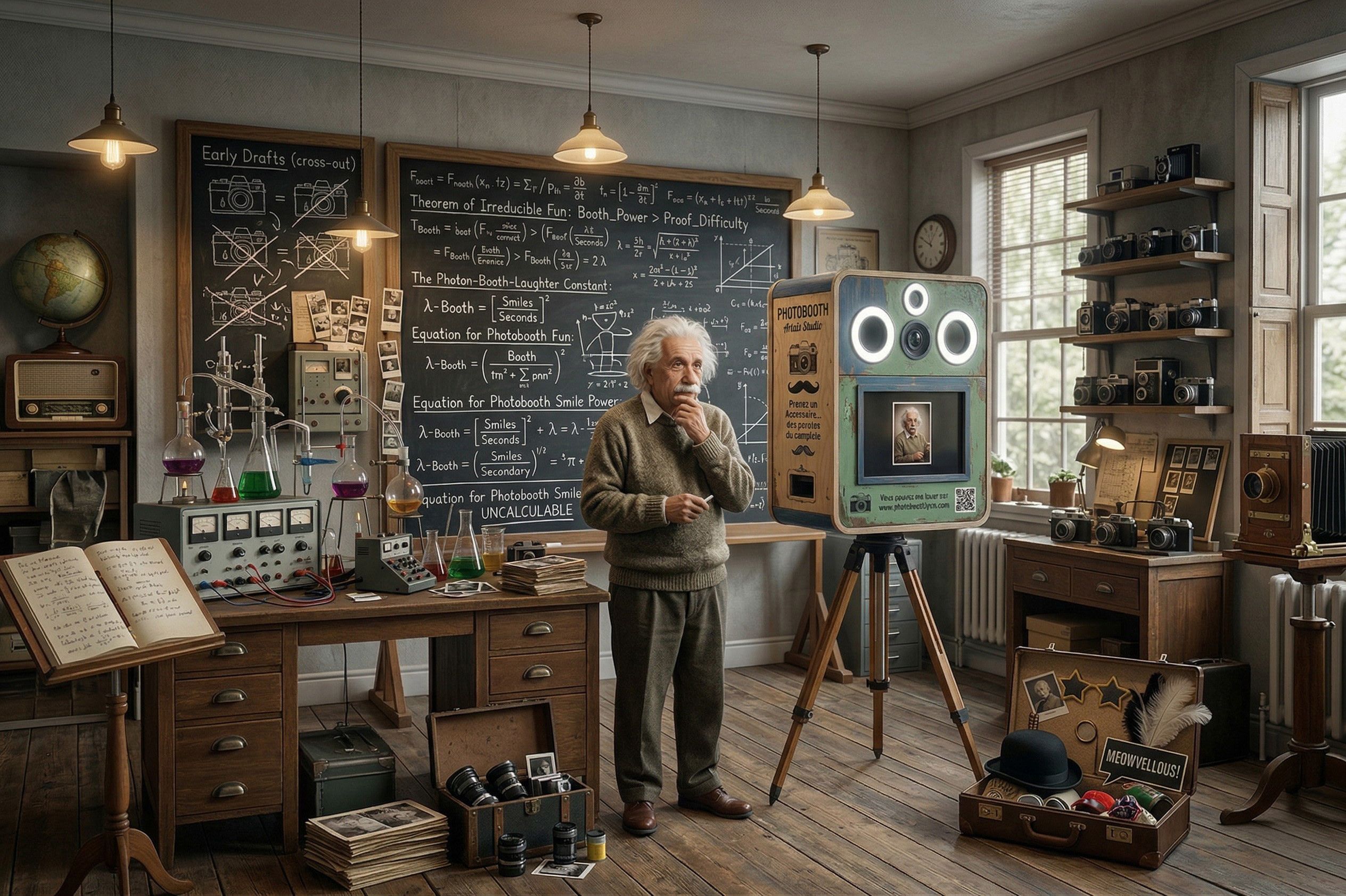 Location photobooth Marseille : même Einstein n’a pas trouvé pourquoi ça plaît autant