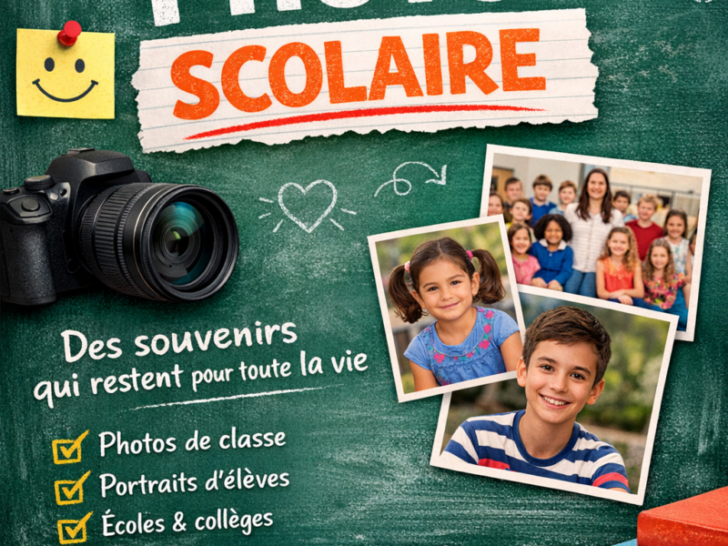 Chaque année, ils grandissent… et chaque année, on essaie de les faire tenir 2 secondes sans grimace devant un objectif.  Bonne nouvelle : c’est justement notre métier.