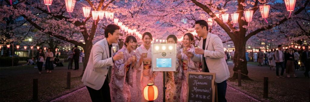 photobooth japon cerisiers animation marseille aix en provence