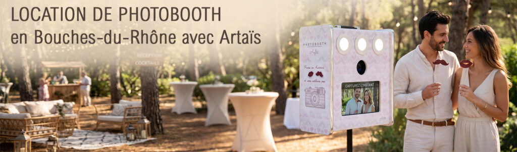 borne photo mariage Provence