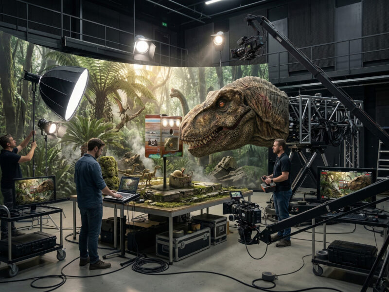 Location photobooth Provence : les coulisses du tournage du T-Rex