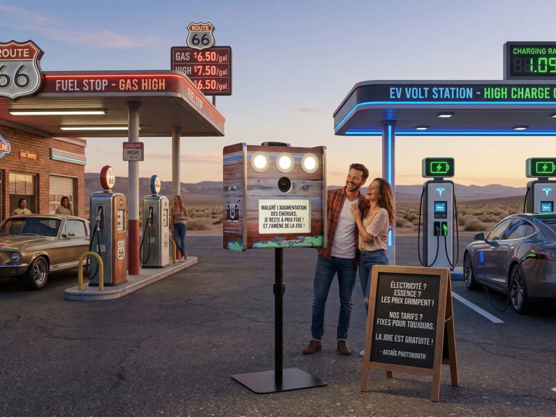 Inflation, carburant, électricité… heureusement, il reste le photobooth
