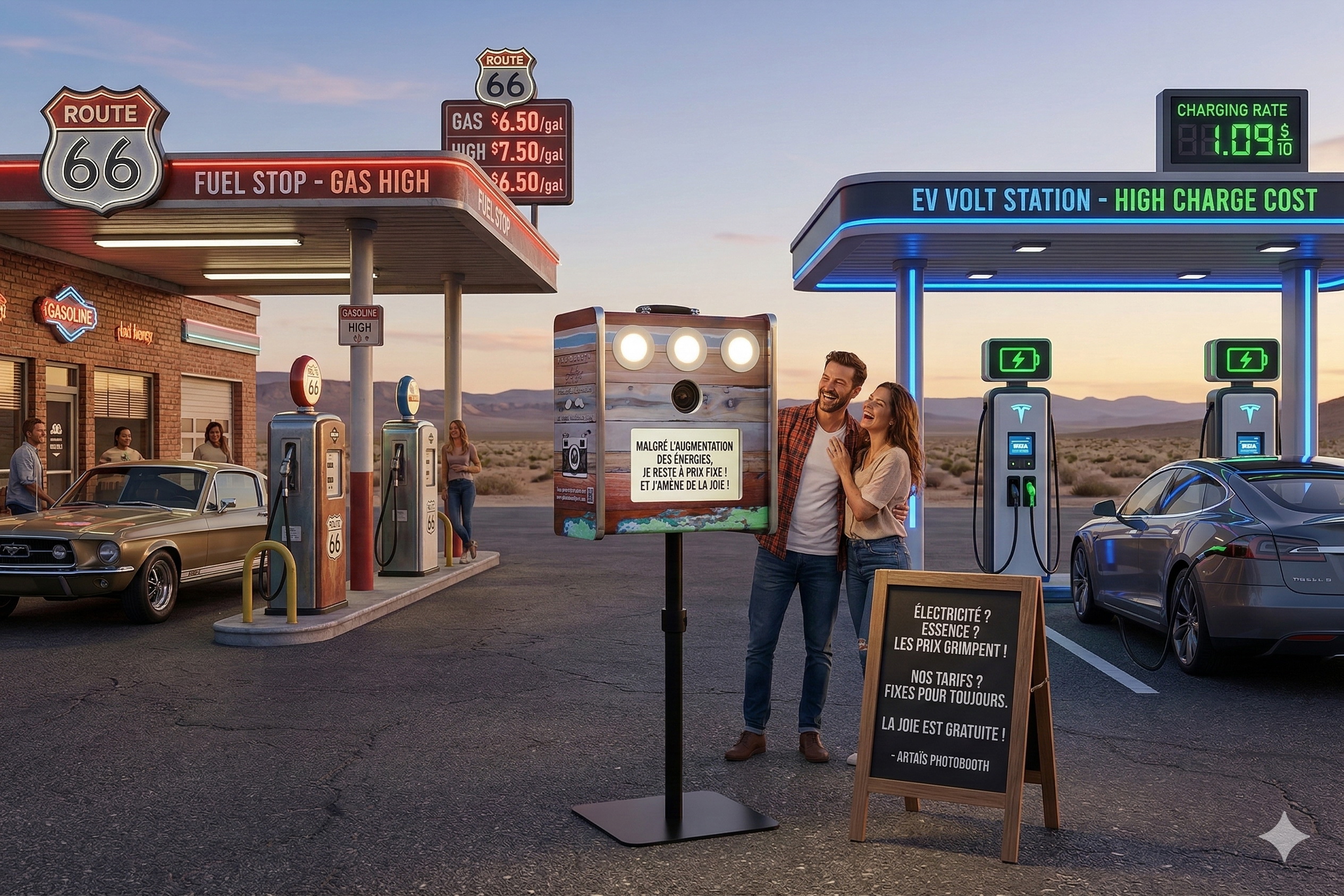 Inflation, carburant, électricité… heureusement, il reste le photobooth