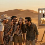 Location photobooth désert : une aventure au cœur des dunes