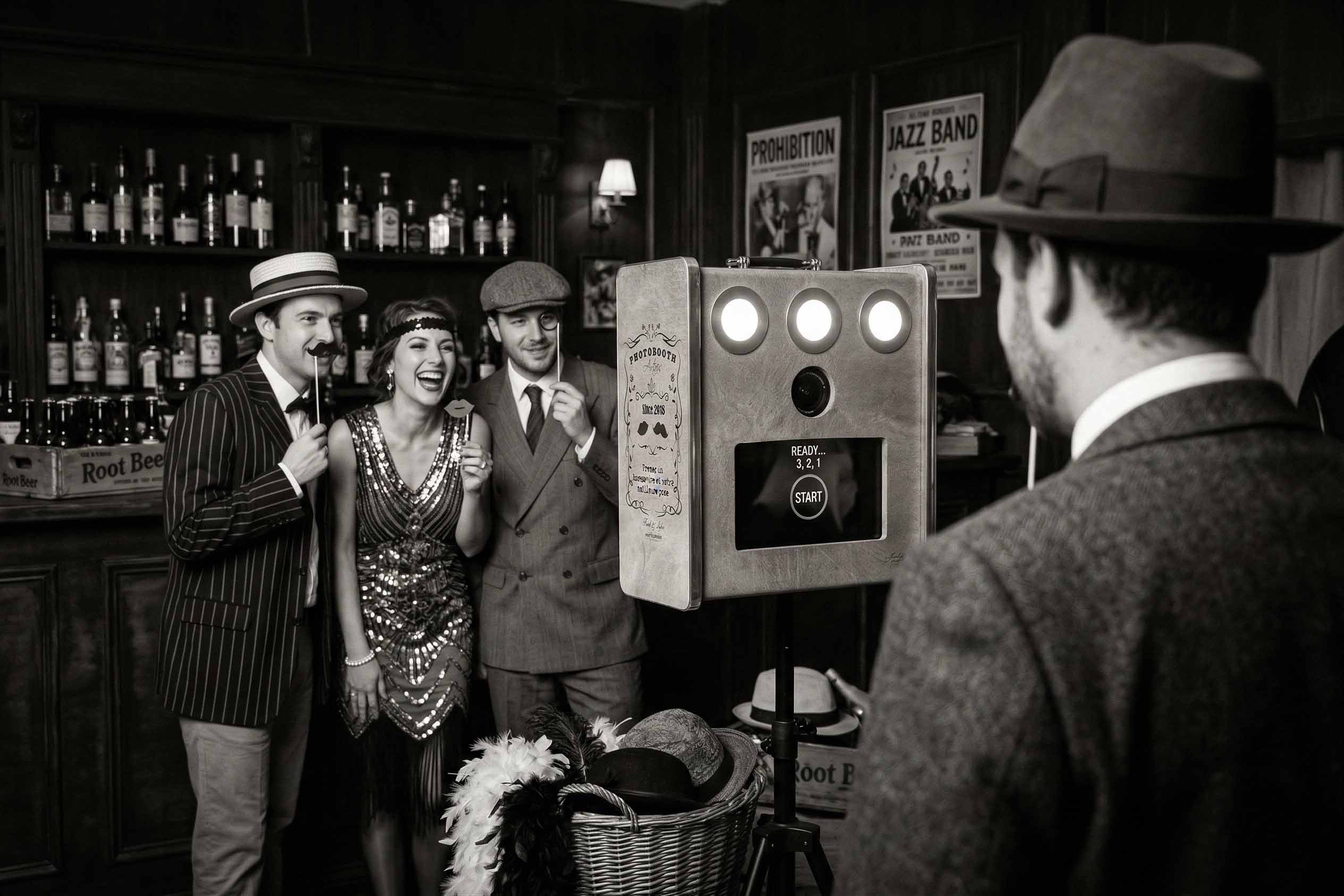 Photobooth soirée rétro : l&rsquo;animation parfaite pour un thème vintage