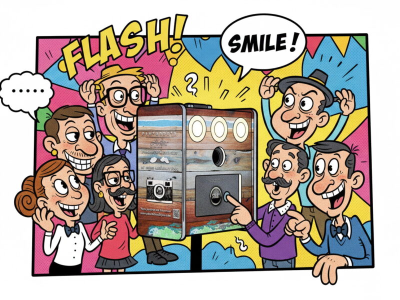 Photobooth animation : l&rsquo;attraction qui fait sourire tous vos invités