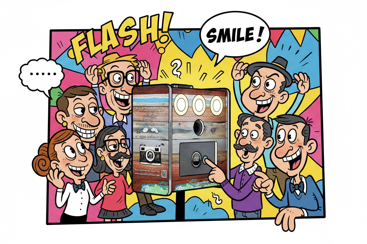 Photobooth animation : l&rsquo;attraction qui fait sourire tous vos invités