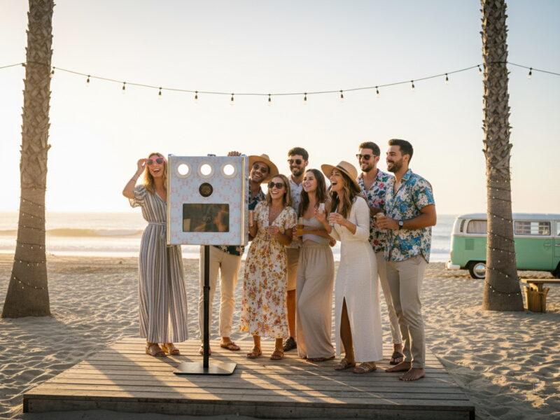 Photobooth plage : l&rsquo;animation idéale pour vos événements au bord de la mer