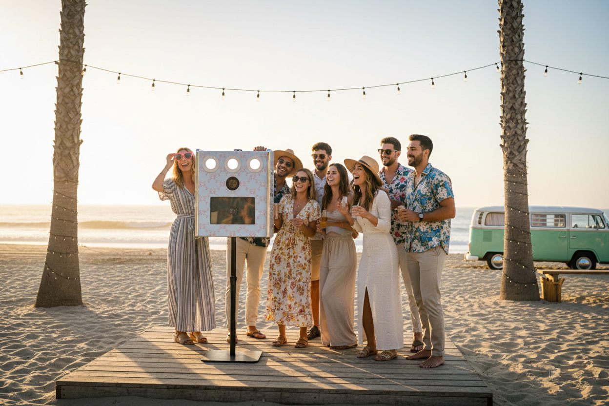 Photobooth plage : l&rsquo;animation idéale pour vos événements au bord de la mer